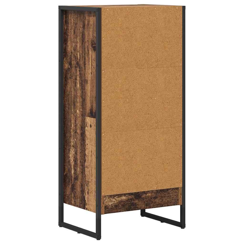 Könyvespolc 40 x 30 x 86,5 cm Szerelt Fa Öreg fa