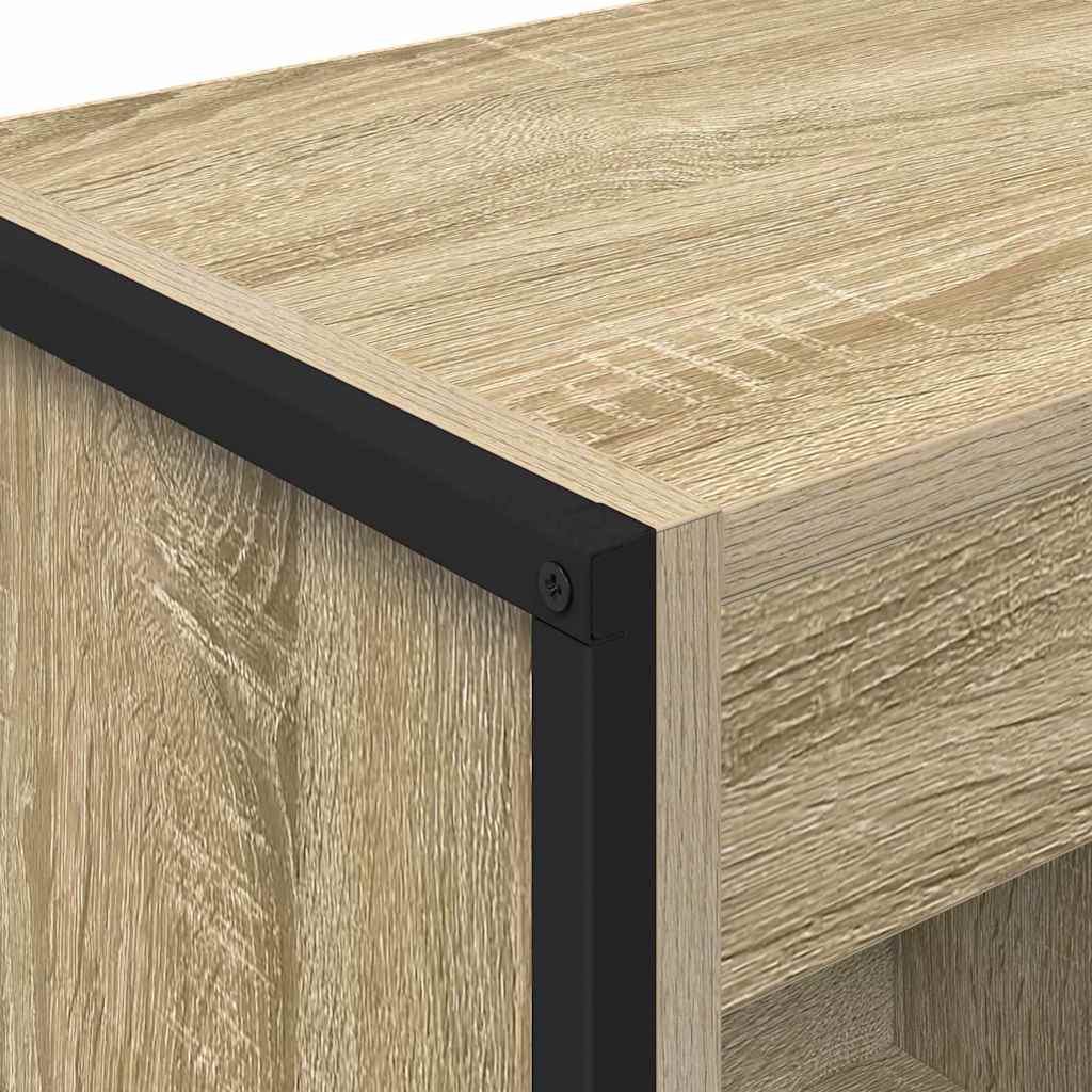 Könyvespolc 40 x 30 x 121 cm Szerelt Fa Sonoma