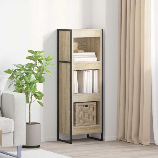 Könyvespolc Sonoma 40 x 30 x 121 cm Faanyag