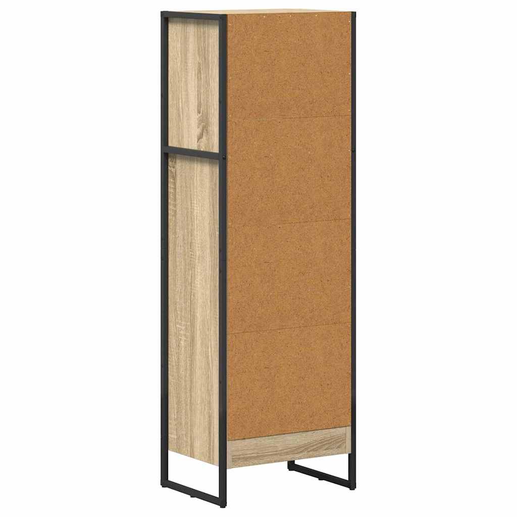 Könyvespolc 40 x 30 x 121 cm Szerelt Fa Sonoma