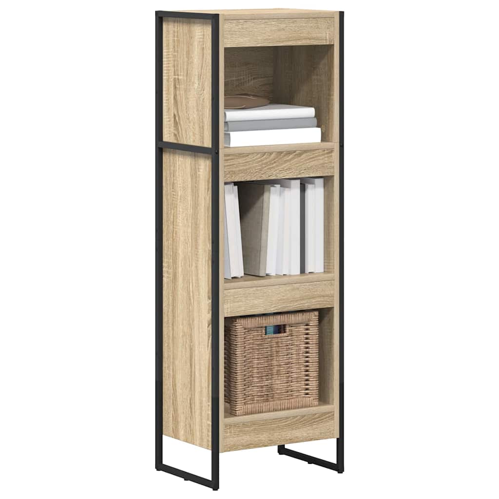 Könyvespolc 40 x 30 x 121 cm Szerelt Fa Sonoma