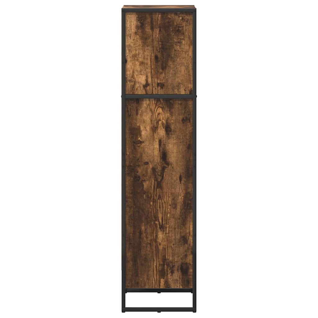 Könyvespolc 40 x 30 x 121 cm Szerelt Fa Füstös tölgy