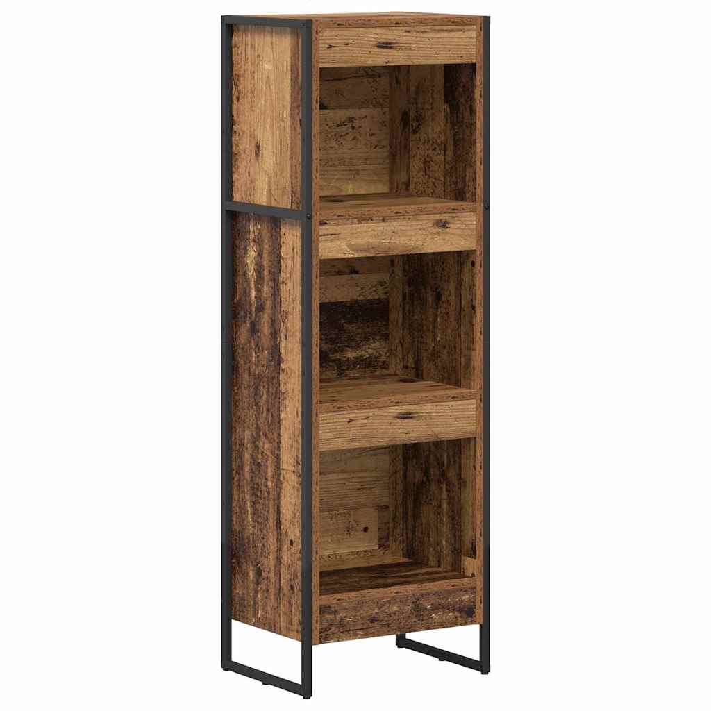 Könyvespolc 40 x 30 x 121 cm Szerelt Fa Öreg fa