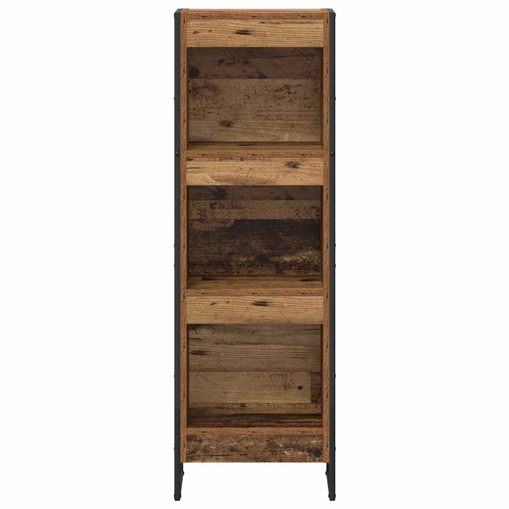 Könyvespolc 40 x 30 x 121 cm Szerelt Fa Öreg fa
