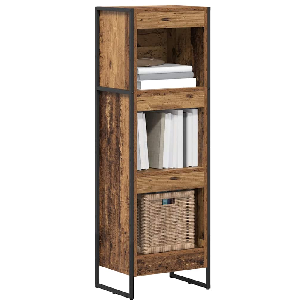 Könyvespolc 40 x 30 x 121 cm Szerelt Fa Öreg fa