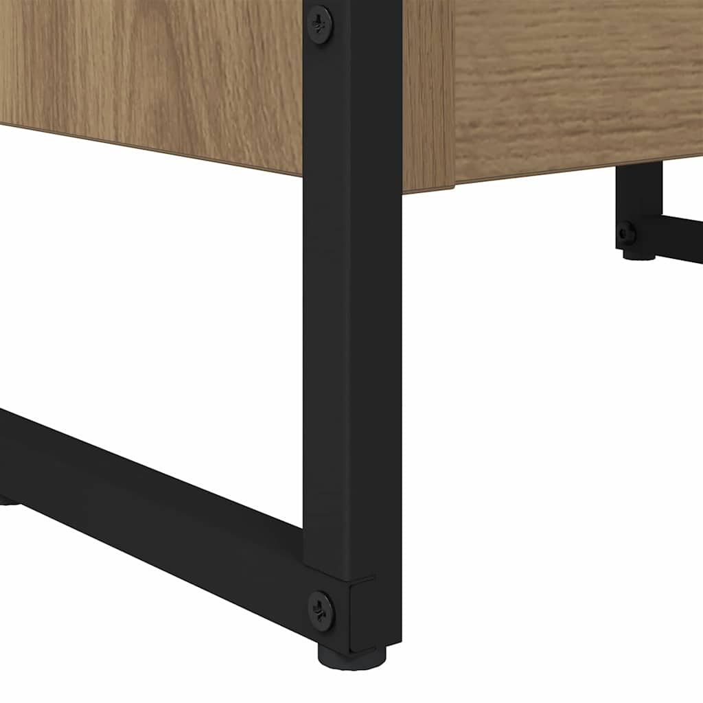 Könyvespolc 40 x 30 x 121 cm Szerelt Fa Művészi tölgy