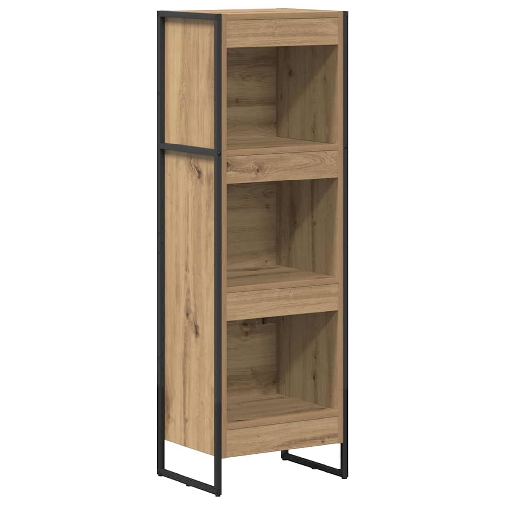 Könyvespolc 40 x 30 x 121 cm Szerelt Fa Művészi tölgy