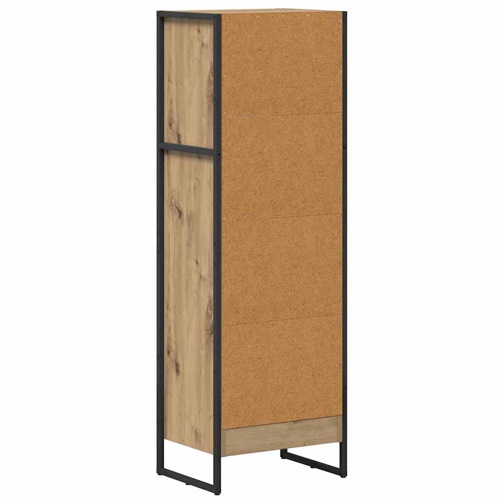 Könyvespolc 40 x 30 x 121 cm Szerelt Fa Művészi tölgy