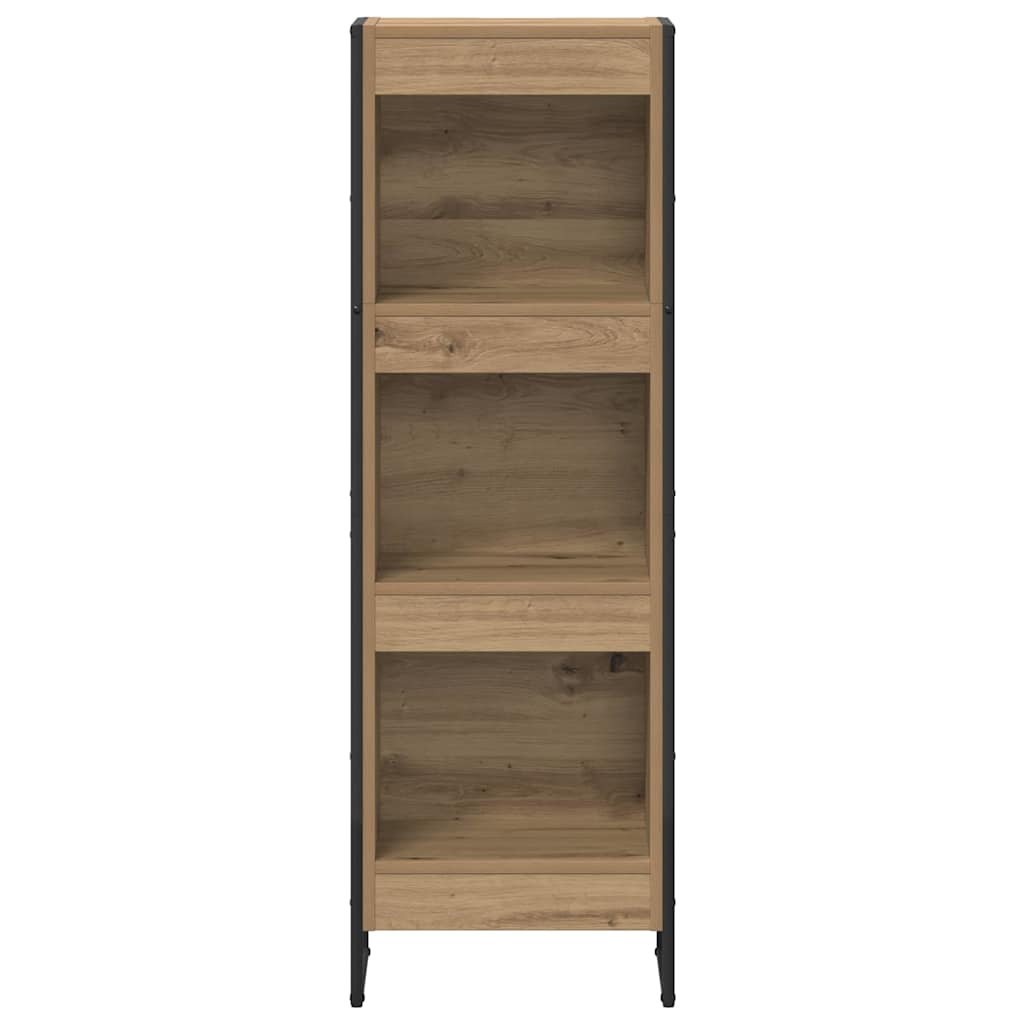 Könyvespolc 40 x 30 x 121 cm Szerelt Fa Művészi tölgy