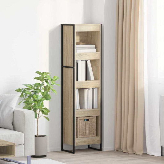 Könyvespolc Sonoma 40 x 30 x 155 cm Faanyag