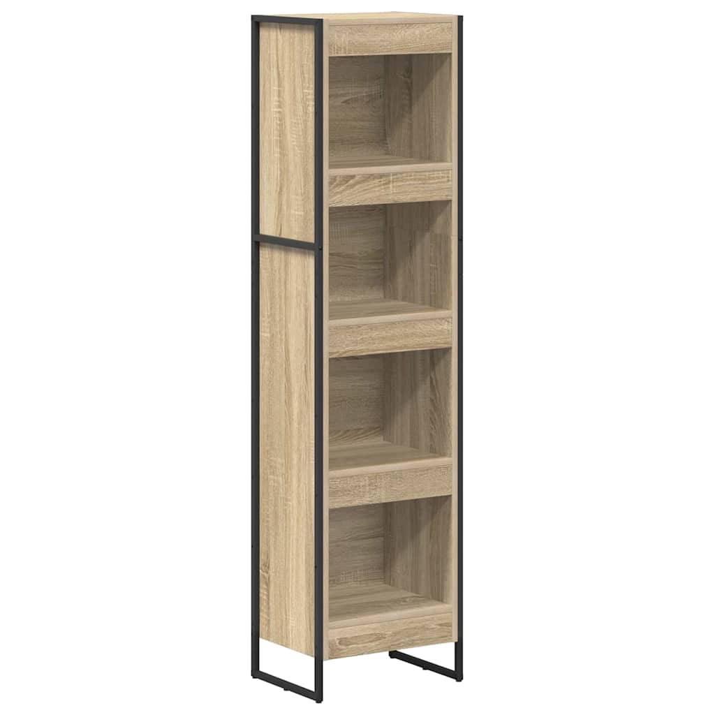 Könyvespolc 40 x 30 x 155 cm Szerelt Fa Sonoma