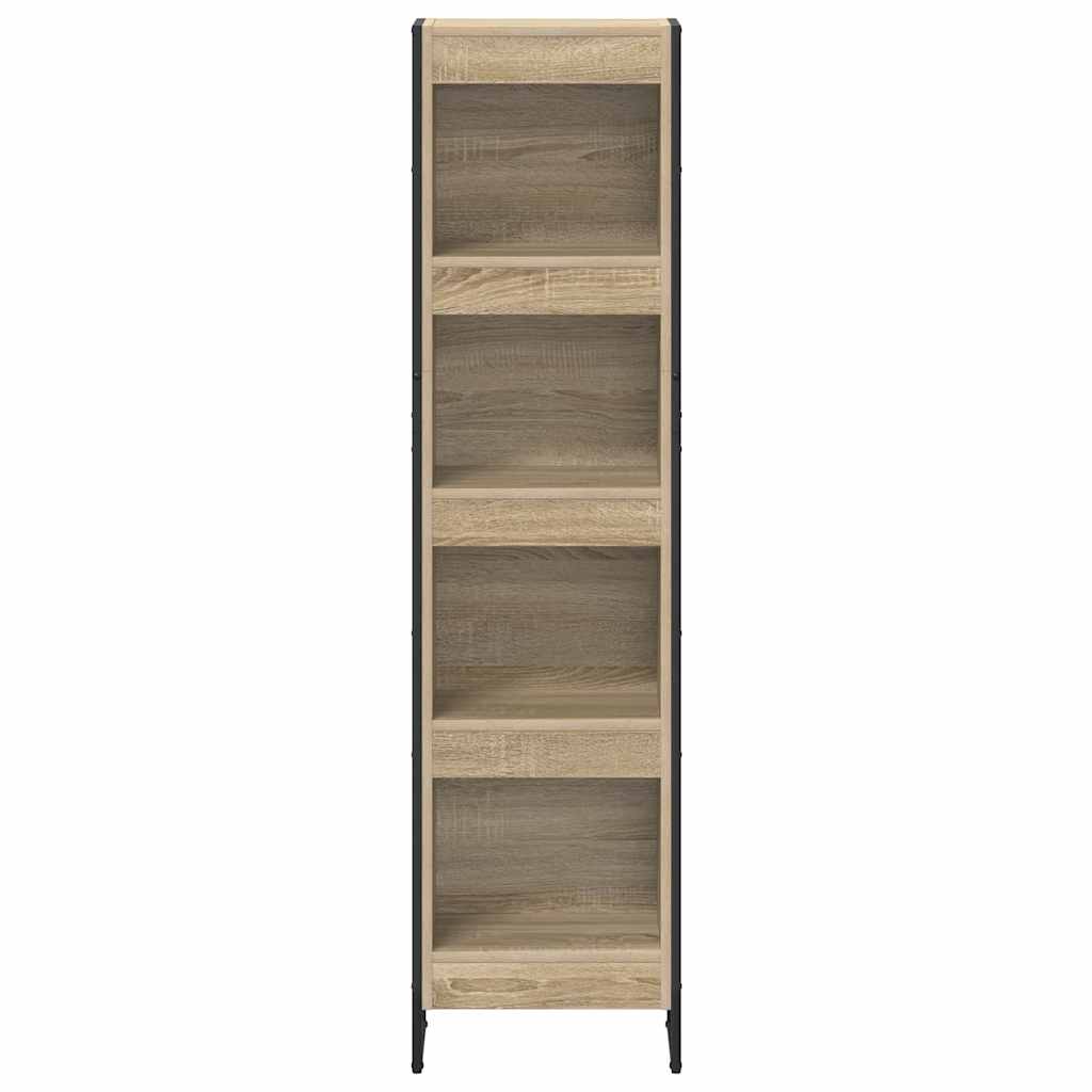 Könyvespolc 40 x 30 x 155 cm Szerelt Fa Sonoma