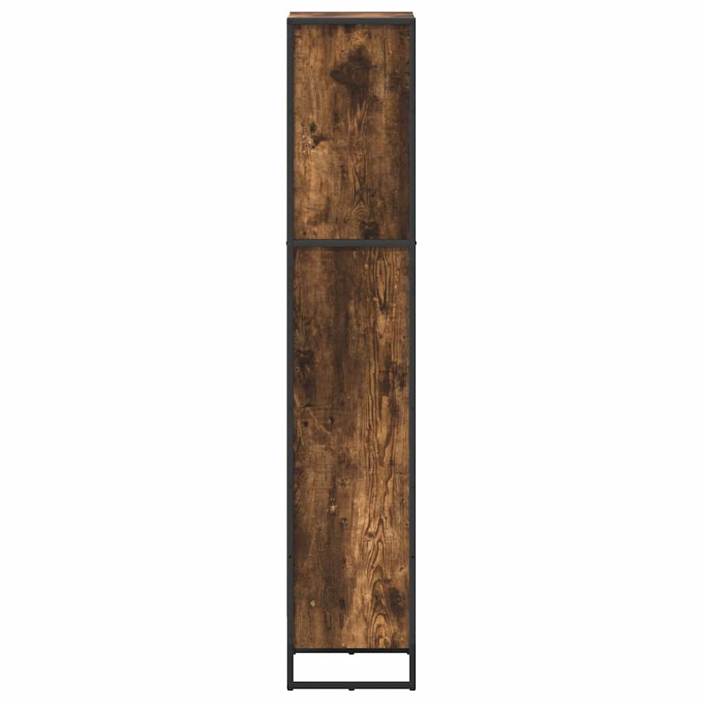 Könyvespolc 40 x 30 x 155 cm Szerelt Fa Füstös tölgy