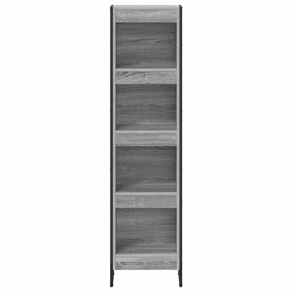 Könyvespolc Szürke Sonoma 40 x 30 x 155 cm Faanyag