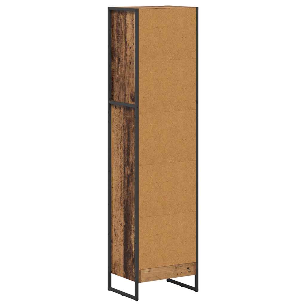 Könyvespolc Öreg fa 40 x 30 x 155 cm Faanyag