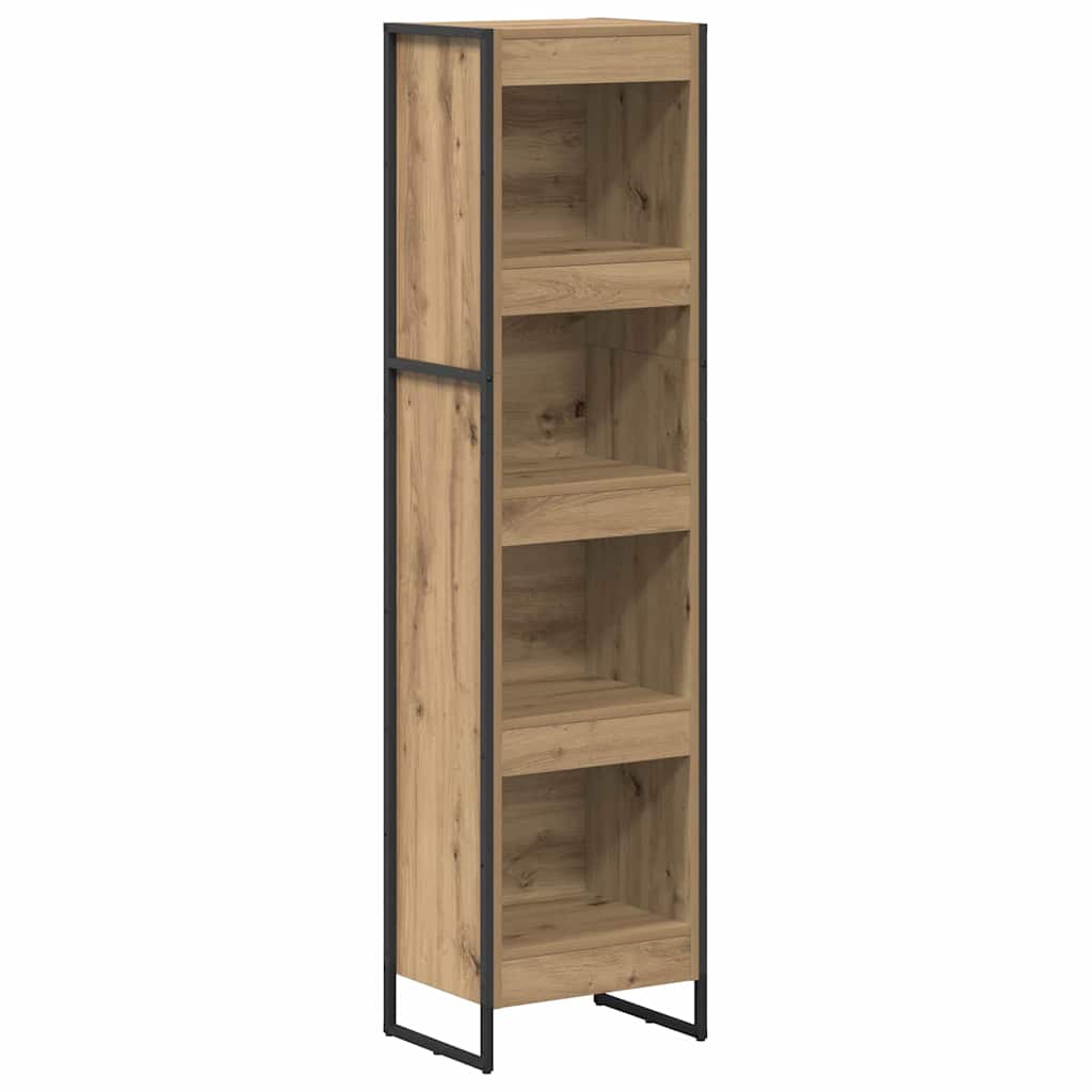 Könyvespolc 40 x 30 x 155 cm Szerelt Fa Művészi tölgy
