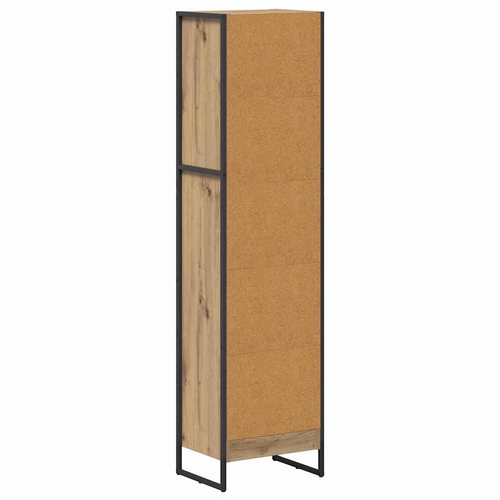 Könyvespolc 40 x 30 x 155 cm Szerelt Fa Művészi tölgy