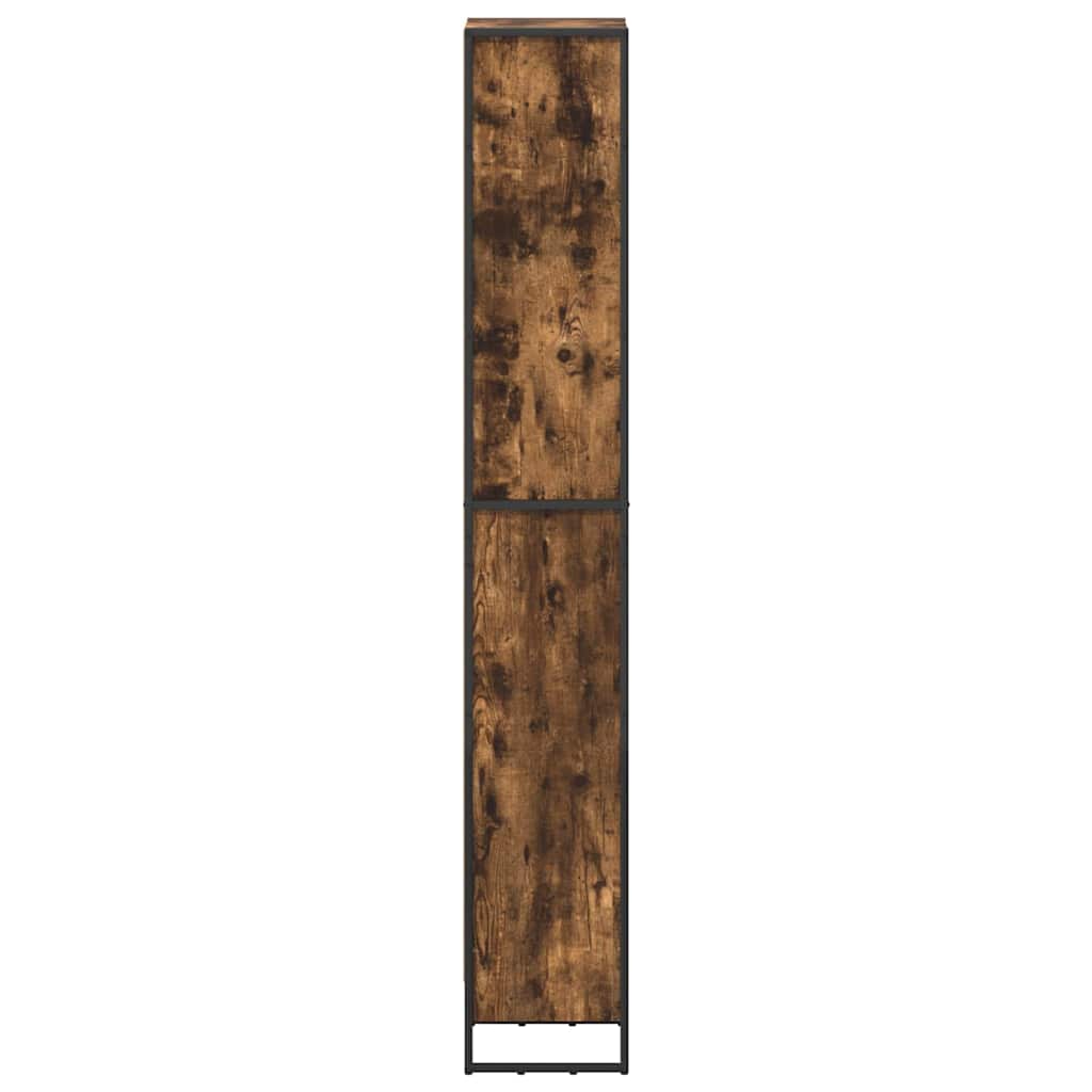 Könyvespolc 40 x 30 x 189,5 cm Szerelt Fa Füstös tölgy
