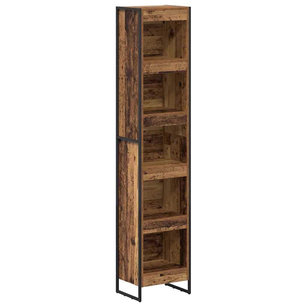 Könyvespolc 40 x 30 x 189,5 cm Szerelt Fa Öreg fa