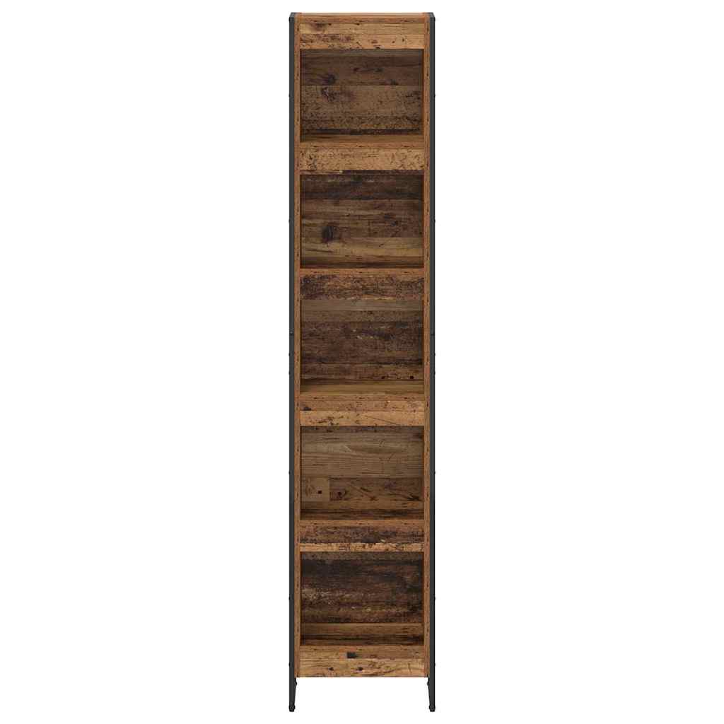 Könyvespolc 40 x 30 x 189,5 cm Szerelt Fa Öreg fa