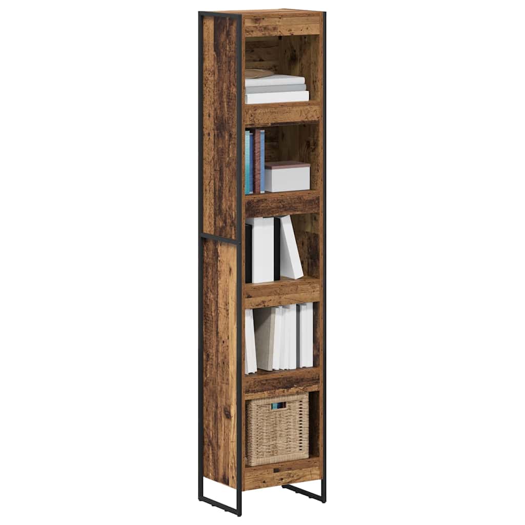 Könyvespolc 40 x 30 x 189,5 cm Szerelt Fa Öreg fa