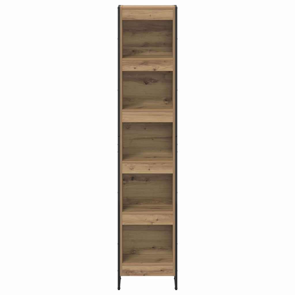 Könyvespolc 40 x 30 x 189,5 cm Szerelt Fa Művészi tölgy