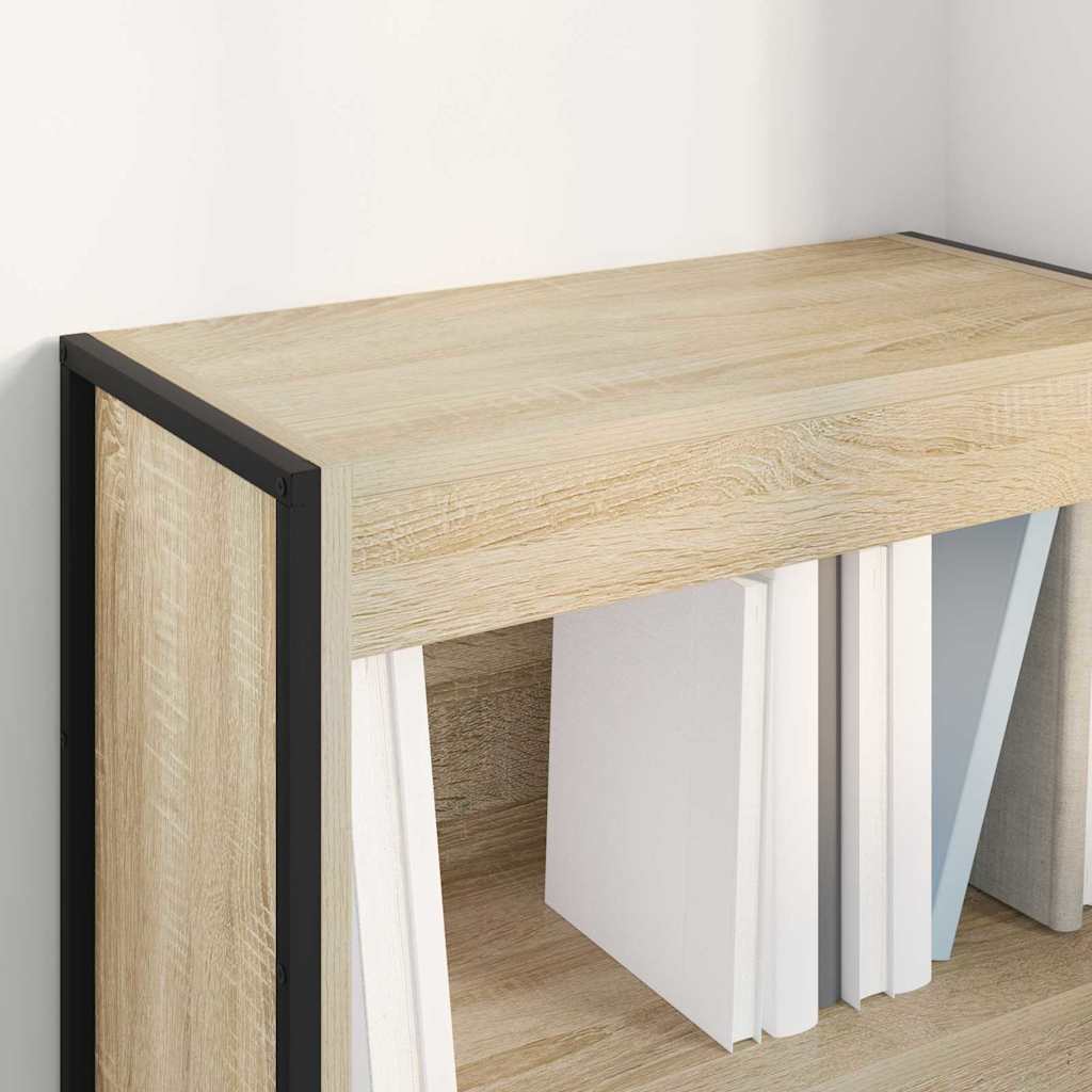 Könyvespolc 60 x 30 x 86,5 cm Szerelt Fa Sonoma