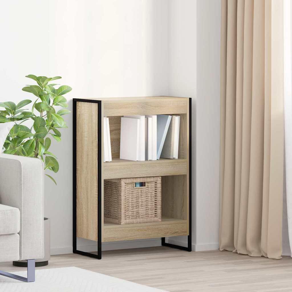 Könyvespolc 60 x 30 x 86,5 cm Szerelt Fa Sonoma