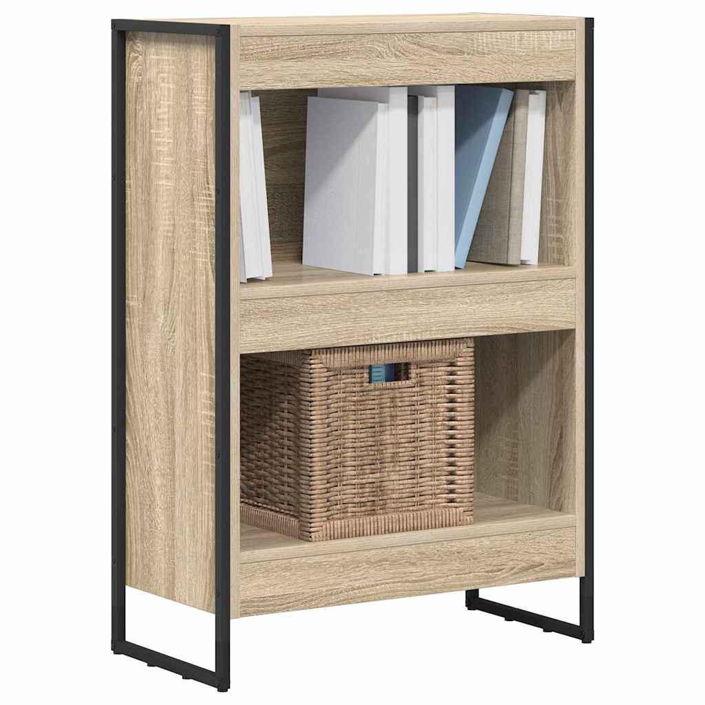 Könyvespolc 60 x 30 x 86,5 cm Szerelt Fa Sonoma