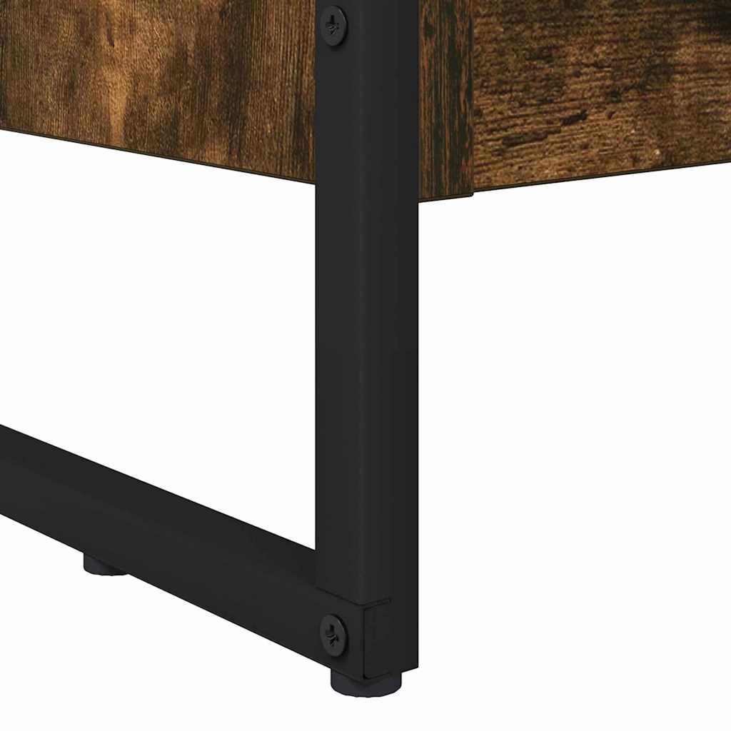 Könyvespolc 60 x 30 x 86,5 cm Szerelt Fa Füstös tölgy