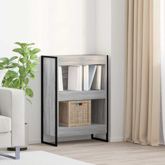 Könyvespolc Szürke Sonoma 60 x 30 x 86,5 cm Faanyag