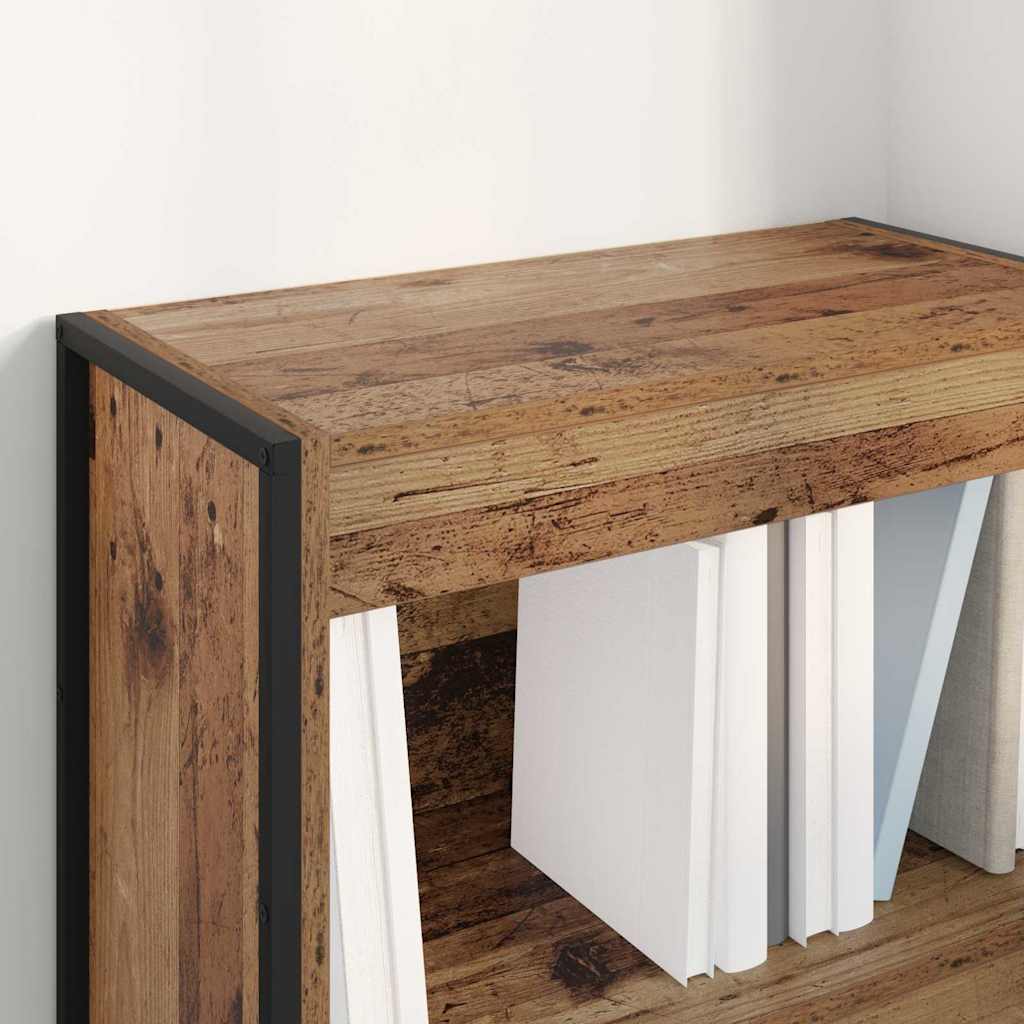 Könyvespolc 60 x 30 x 86,5 cm Szerelt Fa Öreg fa