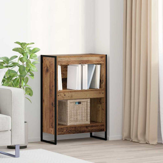Könyvespolc Öreg fa 60 x 30 x 86,5 cm Faanyag