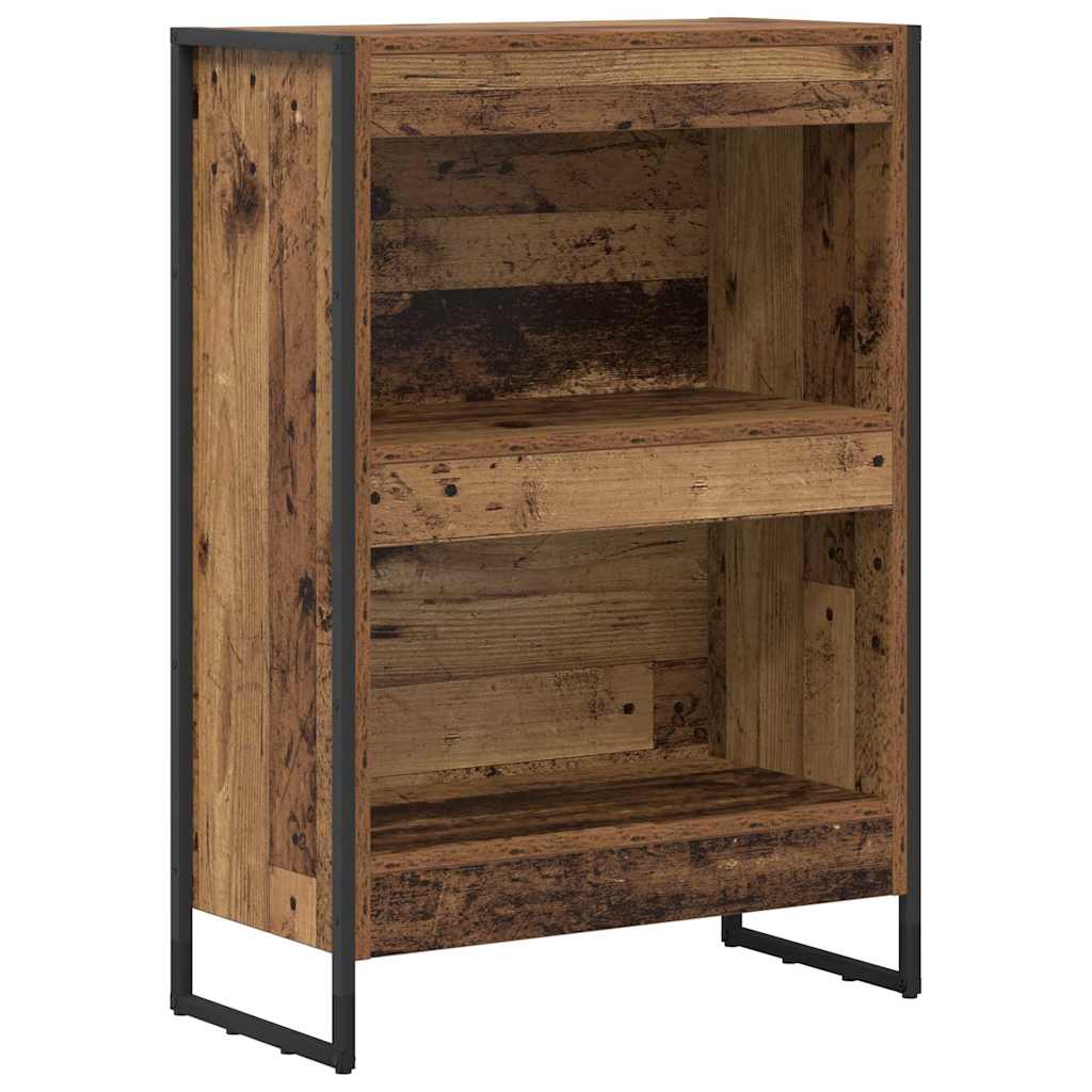Könyvespolc 60 x 30 x 86,5 cm Szerelt Fa Öreg fa