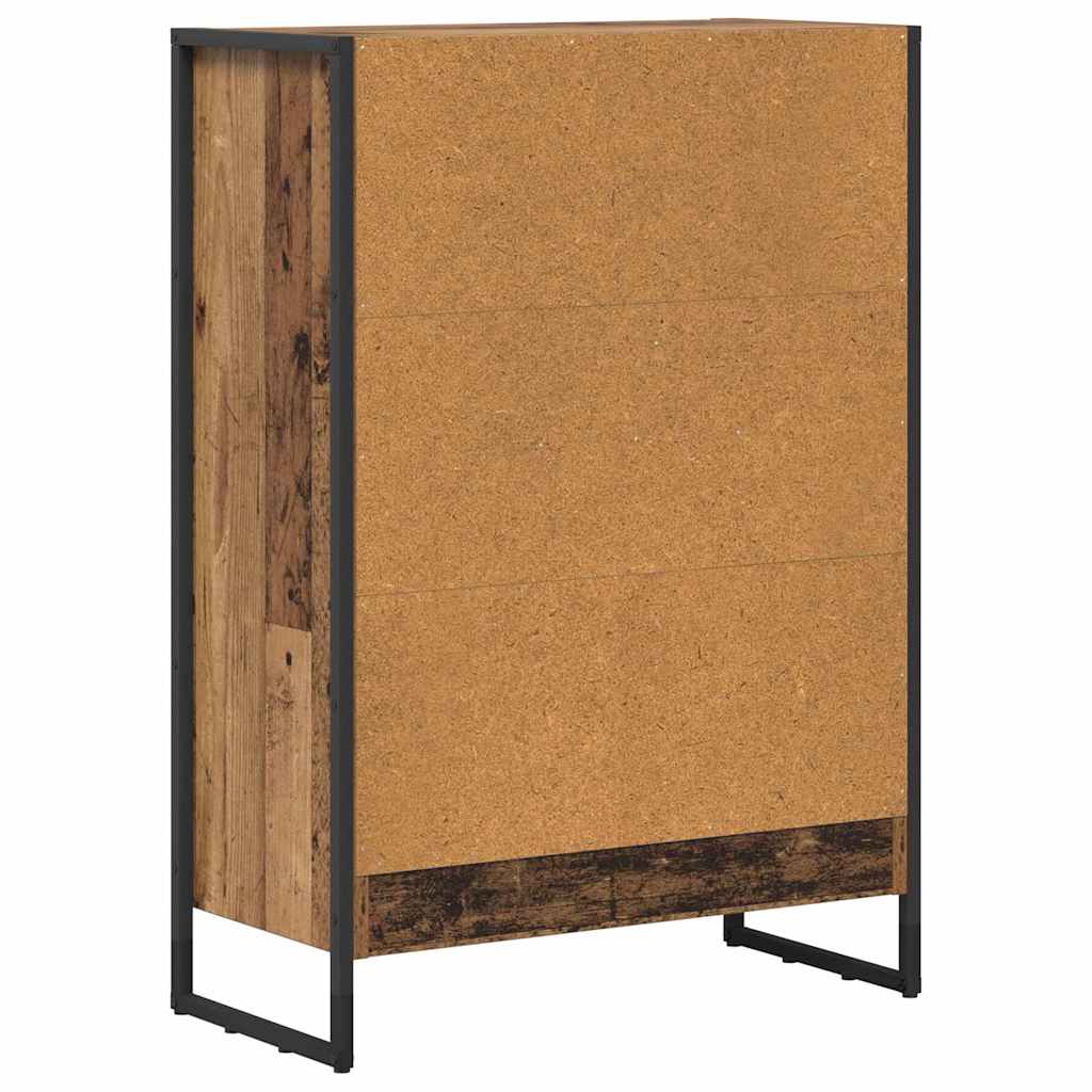Könyvespolc 60 x 30 x 86,5 cm Szerelt Fa Öreg fa
