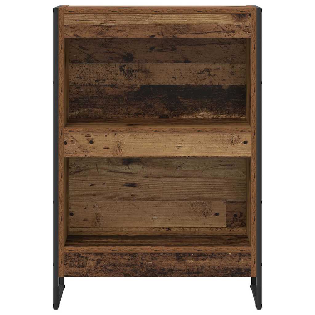 Könyvespolc 60 x 30 x 86,5 cm Szerelt Fa Öreg fa