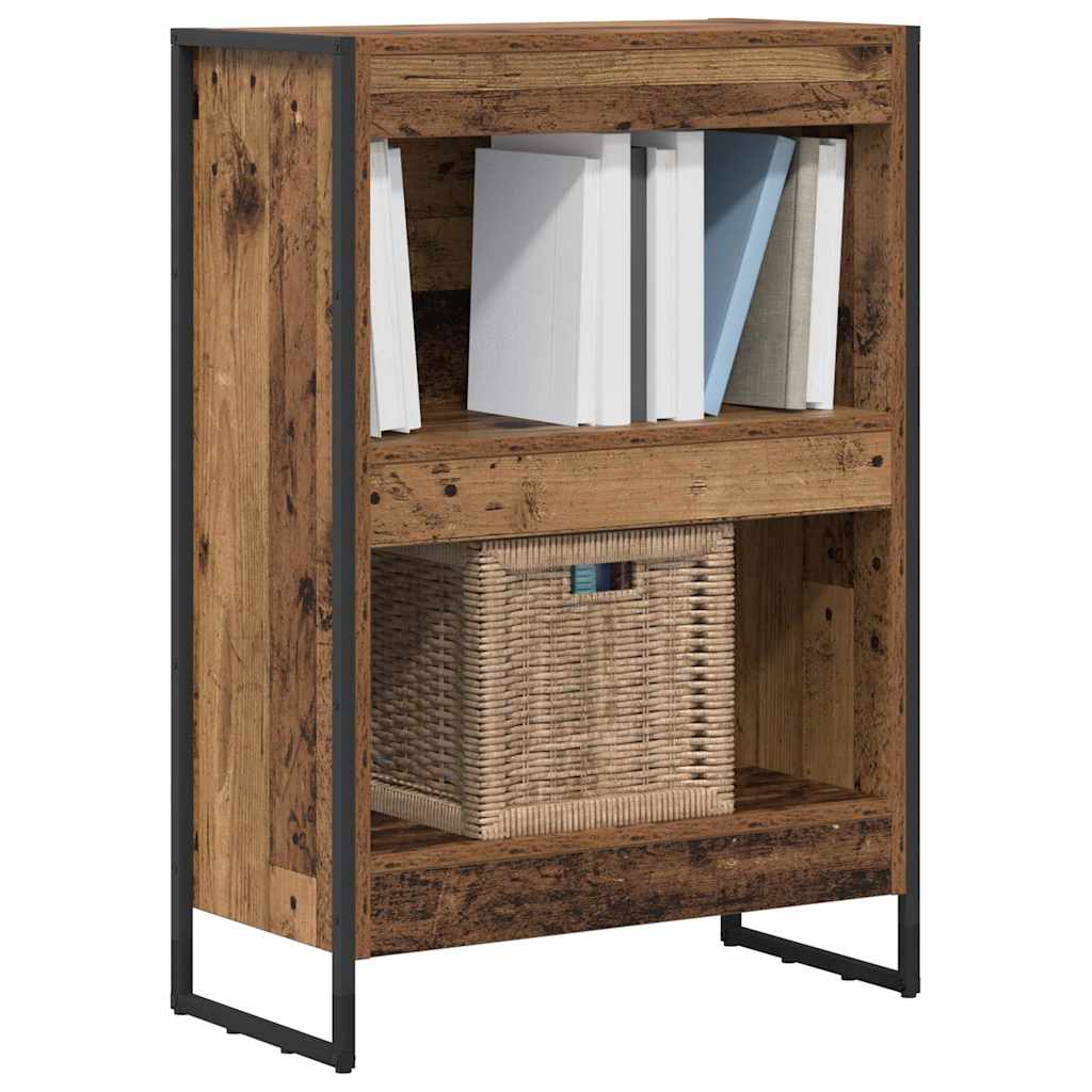 Könyvespolc 60 x 30 x 86,5 cm Szerelt Fa Öreg fa