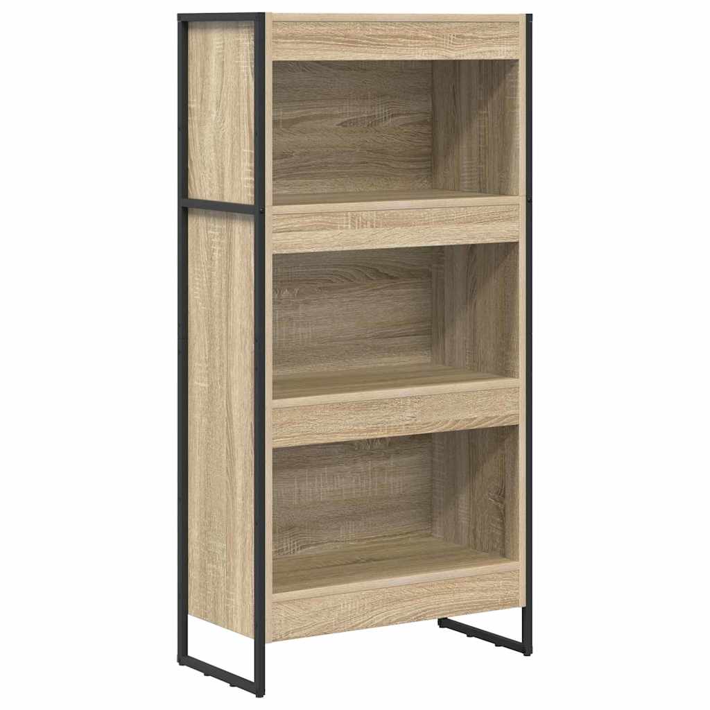 Könyvespolc 60 x 30 x 121 cm Szerelt Fa Sonoma
