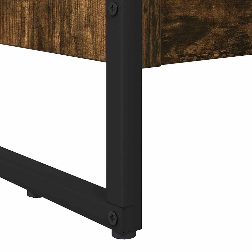 Könyvespolc 60 x 30 x 121 cm Szerelt Fa Füstös tölgy