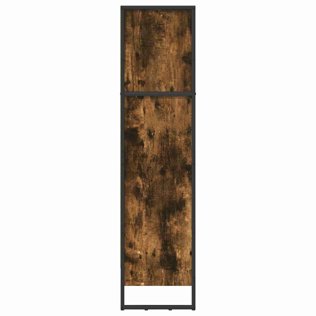 Könyvespolc 60 x 30 x 121 cm Szerelt Fa Füstös tölgy