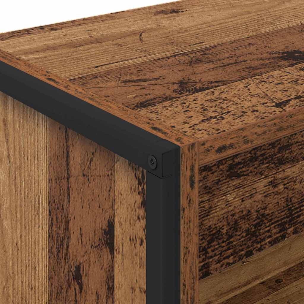 Könyvespolc 60 x 30 x 121 cm Szerelt Fa Öreg fa