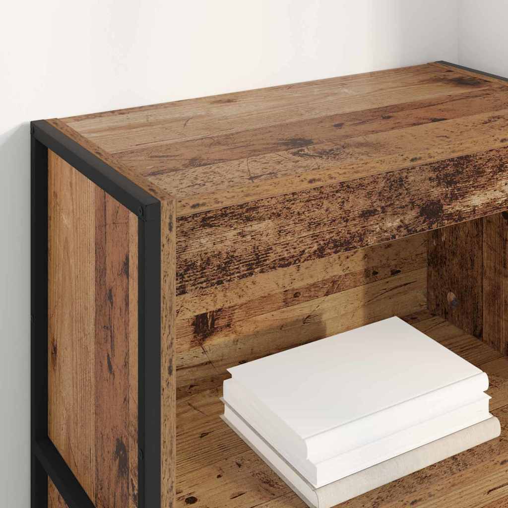 Könyvespolc 60 x 30 x 121 cm Szerelt Fa Öreg fa