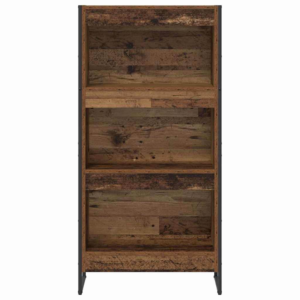 Könyvespolc 60 x 30 x 121 cm Szerelt Fa Öreg fa