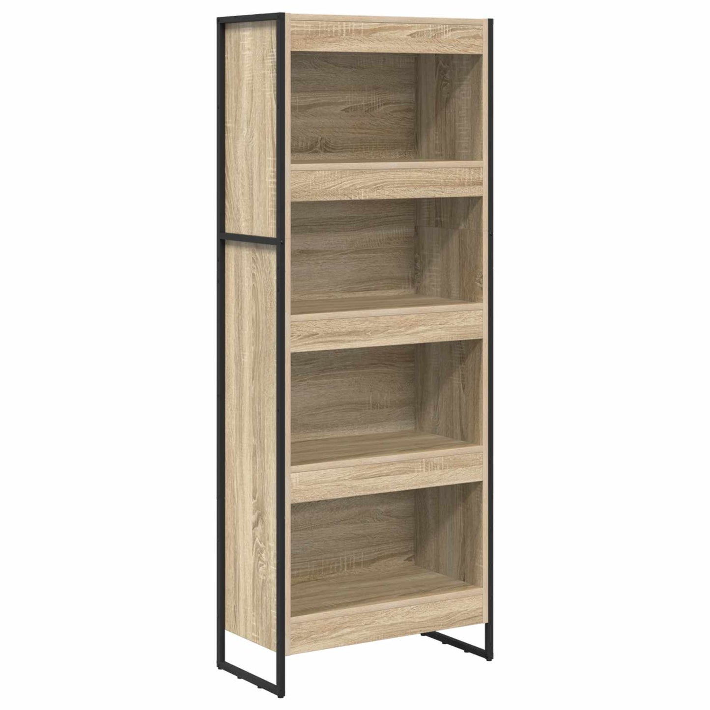 Könyvespolc 60 x 30 x 155 cm Szerelt Fa Sonoma