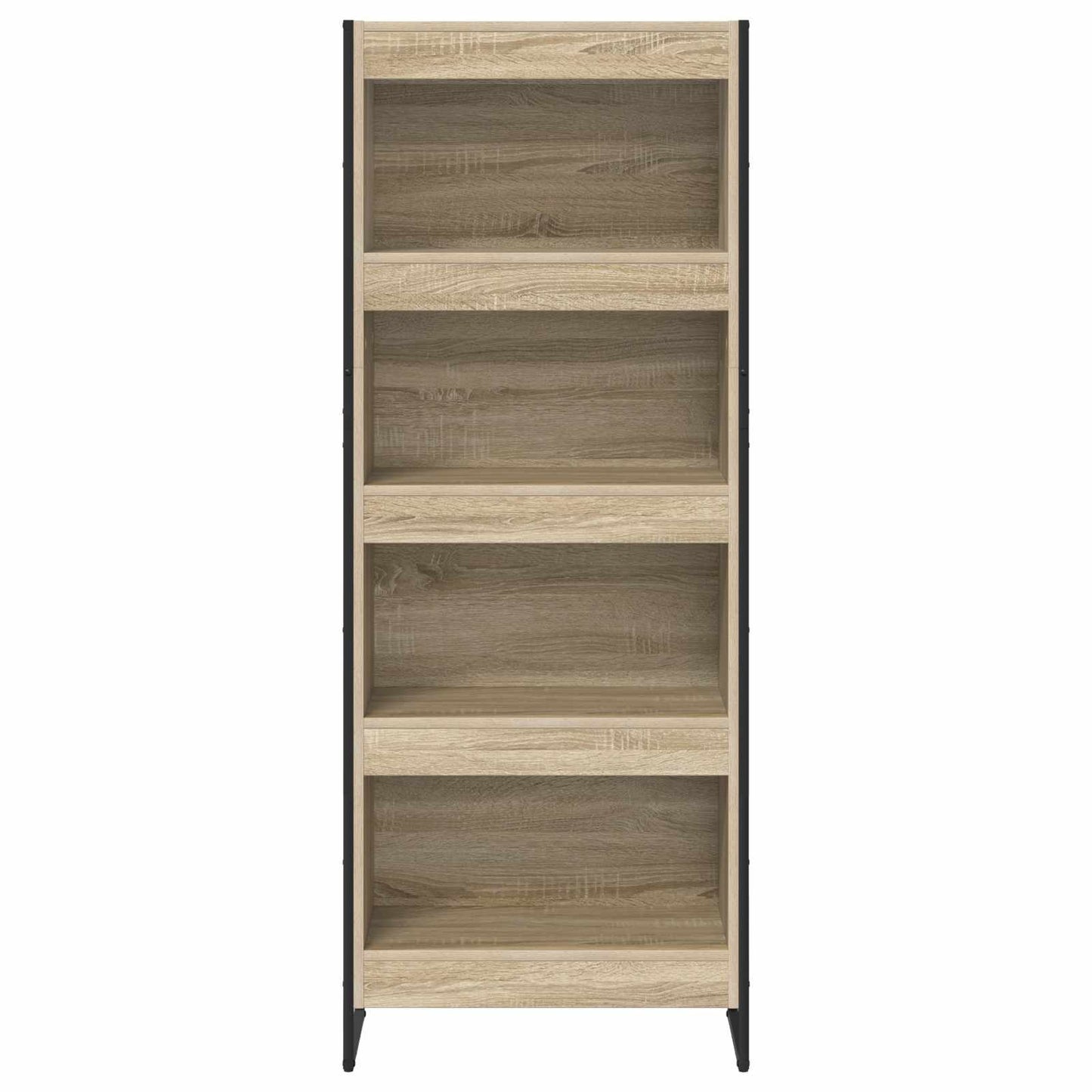 Könyvespolc 60 x 30 x 155 cm Szerelt Fa Sonoma