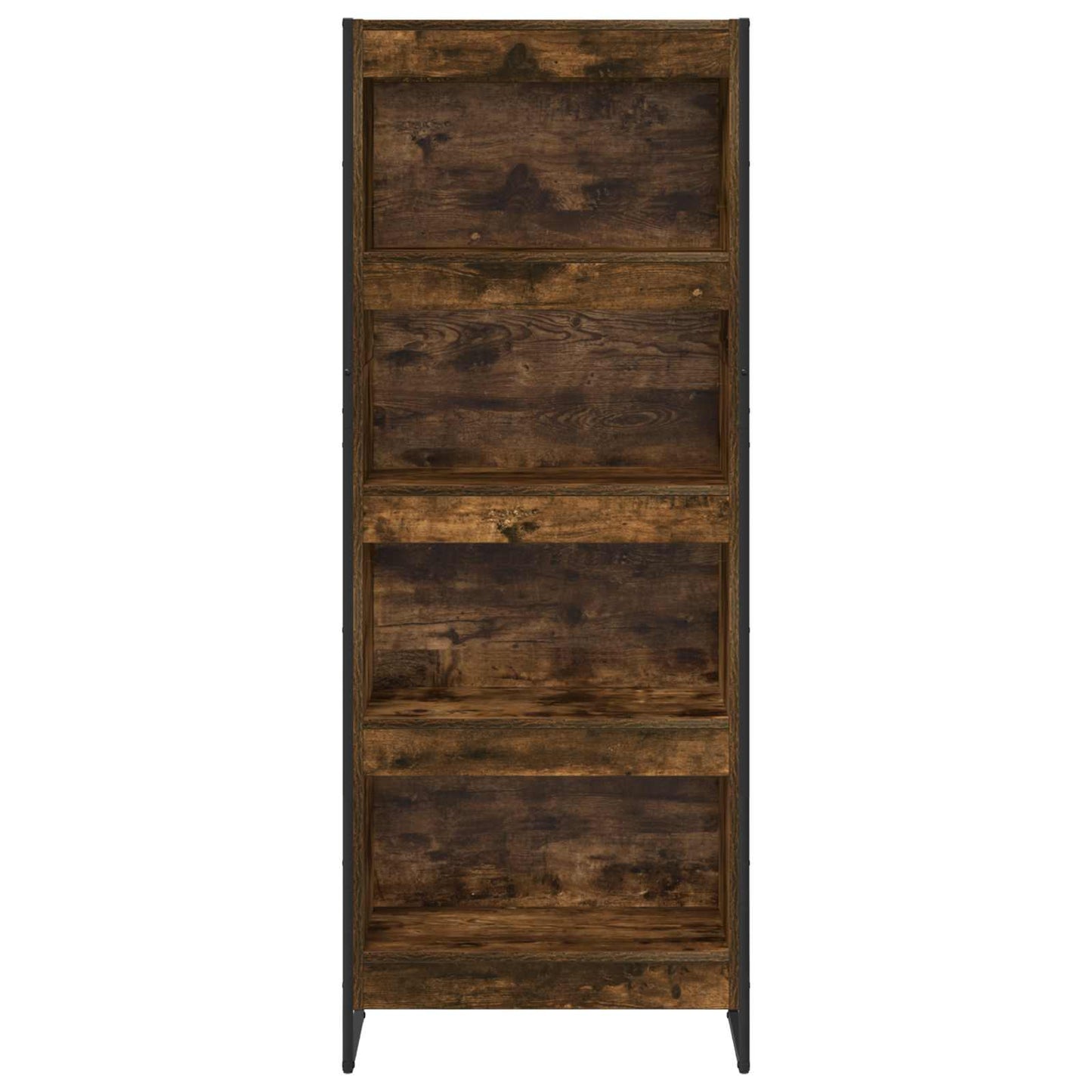 Könyvespolc 60 x 30 x 155 cm Szerelt Fa Füstös tölgy