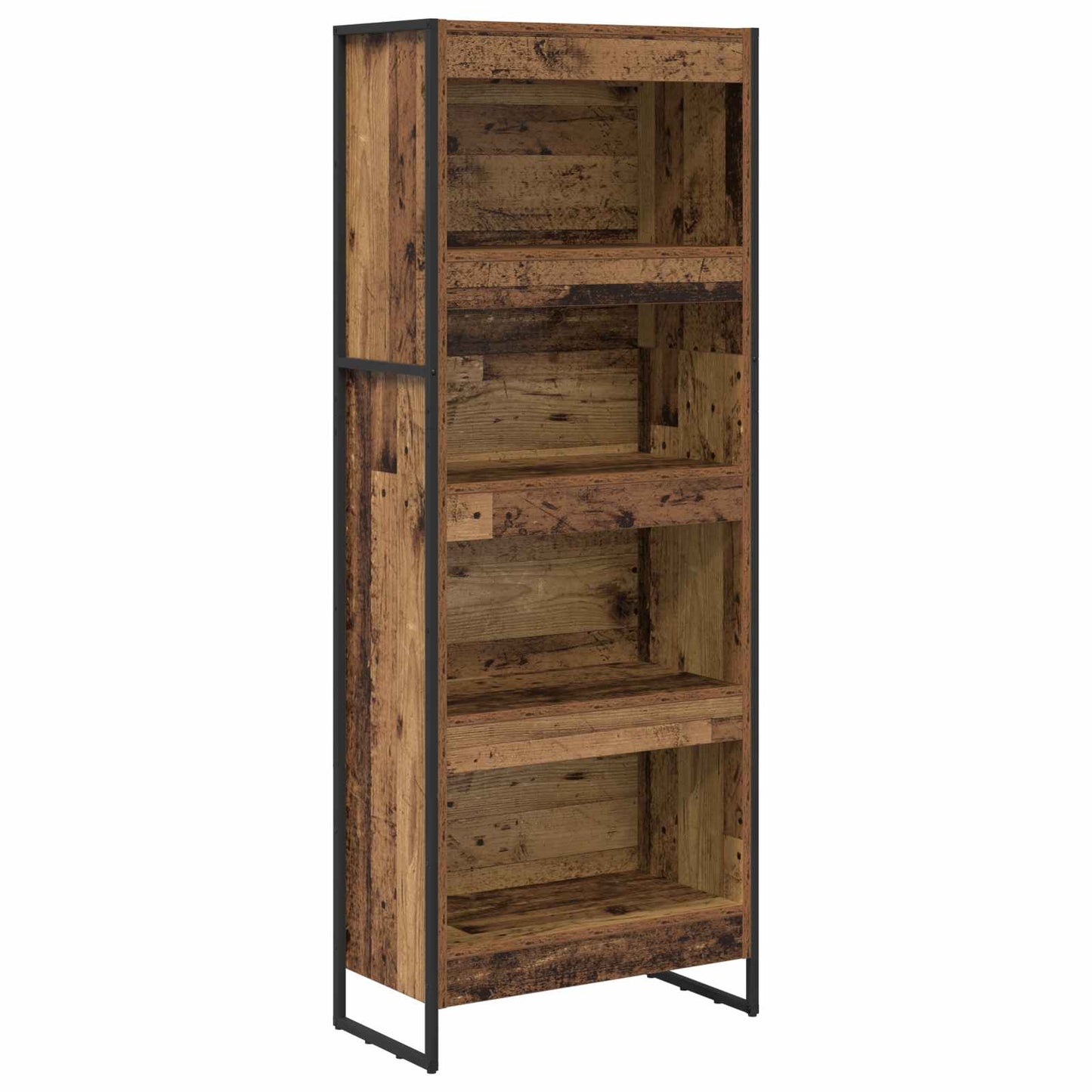 Könyvespolc 60 x 30 x 155 cm Szerelt Fa Öreg fa
