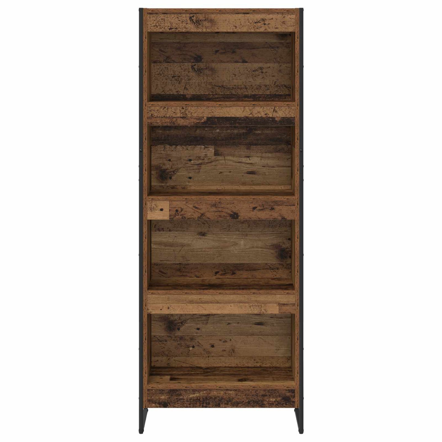 Könyvespolc 60 x 30 x 155 cm Szerelt Fa Öreg fa