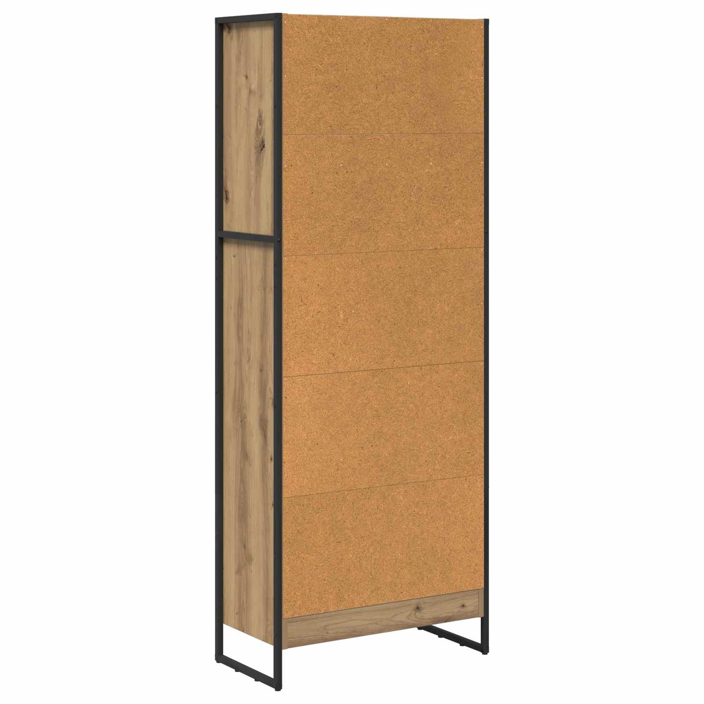 Könyvespolc 60 x 30 x 155 cm Szerelt Fa Művészi tölgy