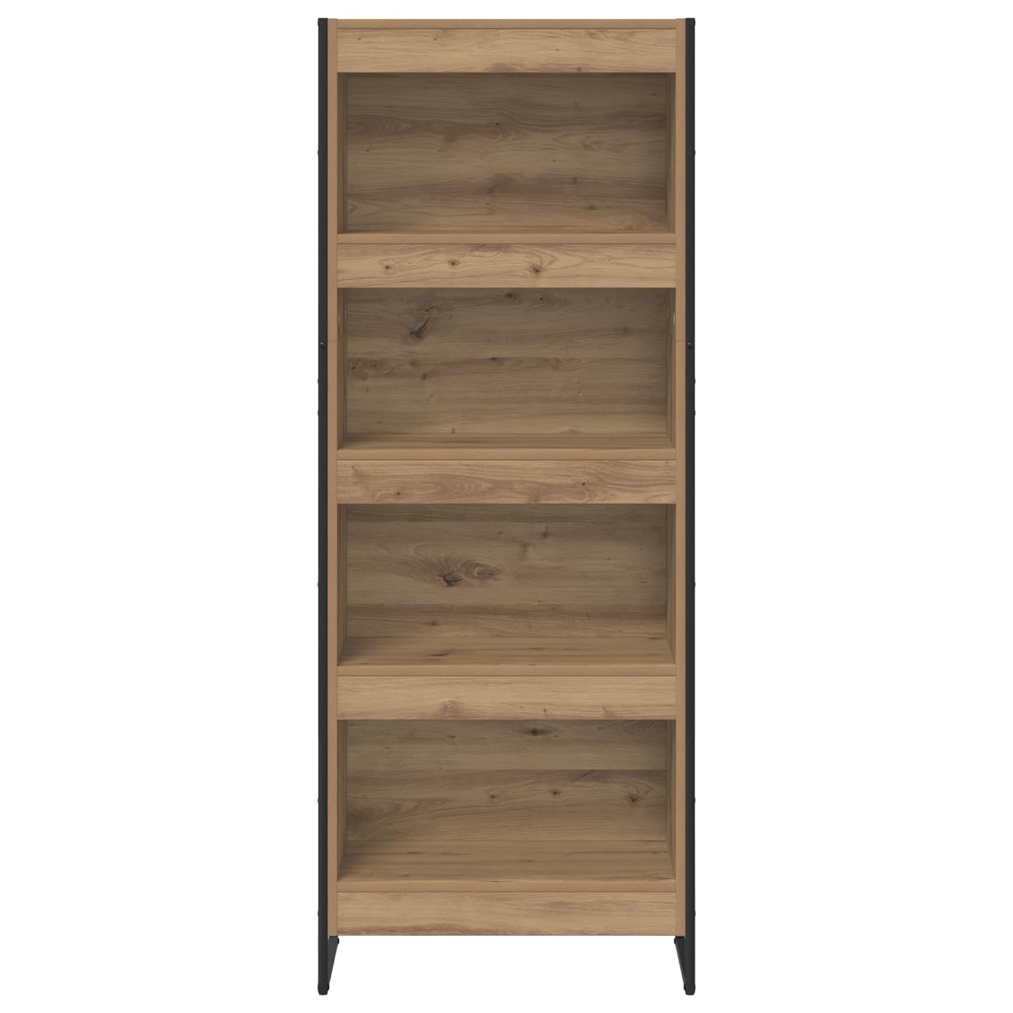 Könyvespolc 60 x 30 x 155 cm Szerelt Fa Művészi tölgy